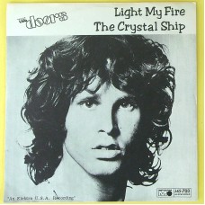 DOORS Light My Fire / The Crystal Ship (Metronome J45-788) Sweden 1968 PS 45 (Psychedelic Rock)